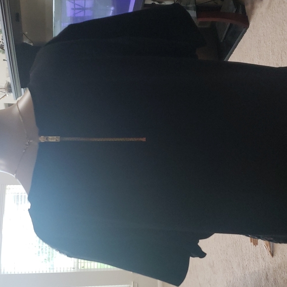 Calvin Klein L edgy shift dress sequin front little black dress - Picture 8 of 16